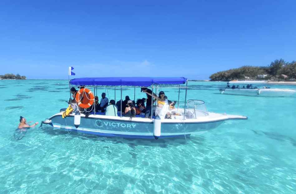 blue water activities Mauritius
